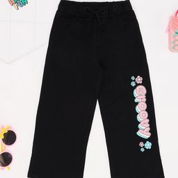Pantaloons Junior Girls Printed Pure Cotton Regular Flared Track Pants-image-54