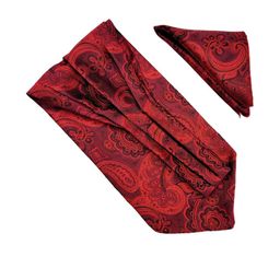 VOICI Paisley Cravat Ascot Necktie & Pocket Square Combo-image-49