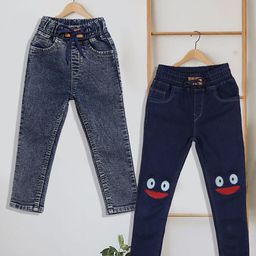 Killer Boys Regular Fit Mid-Rise Light Fade Embroidered Jeans-image-68