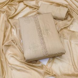 Rangtulika Ethnics Embellished Unstitched Dress Material-image-100