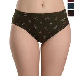JIL X Pack Of 4 Printed Cotton Hipster Briefs MY-JILX-PRO-PRINT-IE-4PC-image-14