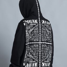 PUNK Women Printed Hooded Sweatshirt-image-84