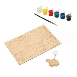 LITTLE GINNIE Kids Wooden Jet Aeroplane DIY KIT Puzzle-picture-8