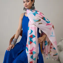 InWeave Women Regular Kurta with Palazzos & With Dupatta-27