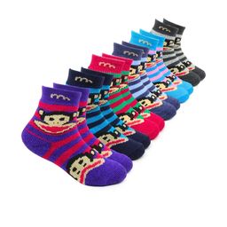 NESKA MODA Kids-Unisex Set Of 6 Ankle Length Cotton Socks-picture-27
