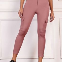 DressBerry Women Sharp Skinny Fit High-Rise Wrinkle Free Trousers-image-23