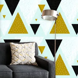 ArtzFolio Printed UV-Resistant Anti-Bacterial Abstract Geometric PatternPeel & Stick Wallpaper-image-89