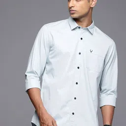 Allen Solly Custom Slim Fit Pure Cotton Casual Shirt-picture-23