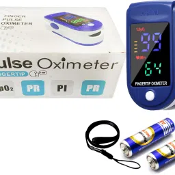 Digital Finger Pulse Oximeter for Oxygen & Heart Rate Track Multi-Range Ohmmeter-11
