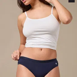 URBAN ADVENTURE Pack Of 2 Anti Microbial Bikini Briefs 2UAW-005(BLACK-NAVY)-picture-22