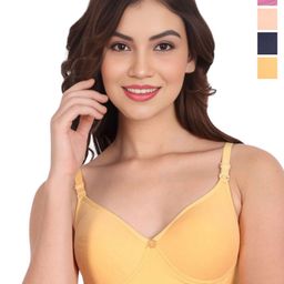 Liigne Pack Of 4 Full Coverage Lightly Padded Everyday Bra-picture-9