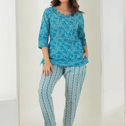 Anouk Rustic Women Floral Printed Pure Cotton Kurta Set-picture-50