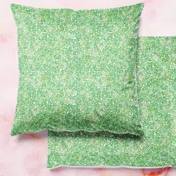 ArtzFolio Multicoloured Set of 2 Velvet Square Cushion Covers-image-45