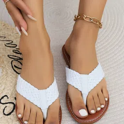Jbarg Women Open Toe Flats-40