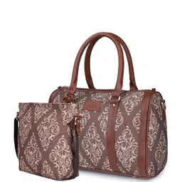 THE CLOWNFISH Textured Structured Handheld Bag with Tasselled image 2