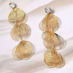 styledose Sterling Silver Leaf Shaped Drop Earrings-39