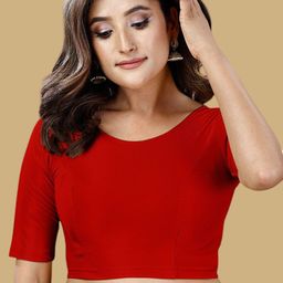 Oomph! Round Neck Saree Blouse-image-22