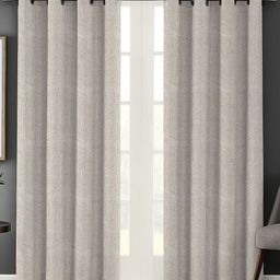 Nefertiti Home Brown 2 Pieces Abstract Printed Black Out Long Door Curtains-image-59