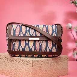 DressBerry Floral Printed Baguette Sling Bag-42