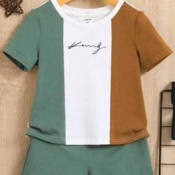 ELPIXIE FASHION Unisex Green Clothing Set-image-88