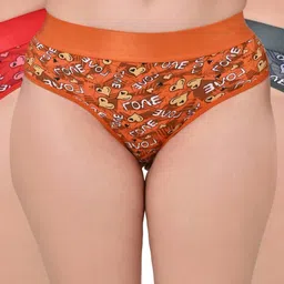 FiveFlag Mid-Rise Cotton Blend Briefs-image-28