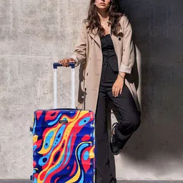 Luggero Hard-Sided Large Trolley Bag-36