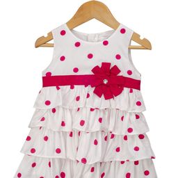 YOUNG BIRDS Girls Printed Fit and Flare Dress-image-98