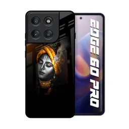 QRIOH Unisex Motorola Edge 60 Pro Quirky Ombre Krishna Shockproof Glass Back Case-picture-45