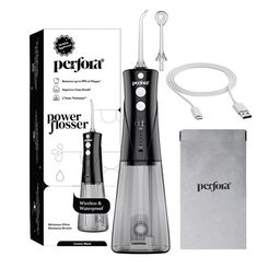 Perfora Power Dental Water Flosser- Granite Black-20