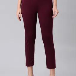 Go Colors Women Slim Fit Trousers-image-80