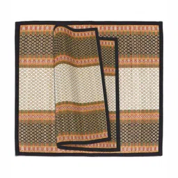 HOKIPO 2Pcs Black & White Patterned Floor Mats-10