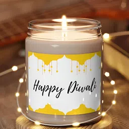 Aromatic Fables White & Yellow 1 pieces Jar Candle-image-39