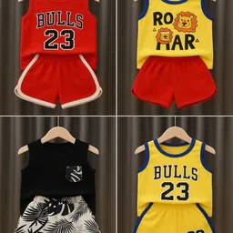 BAESD Unisex Kids T-shirt with Shorts-46