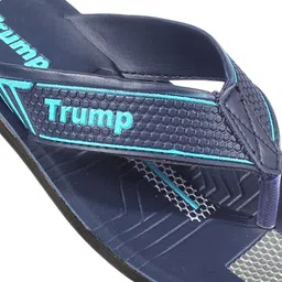 Trump Blue PU Flip Flops-image-71