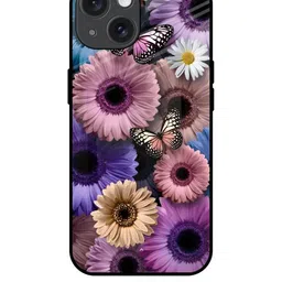 QRIOH Floral Printed iPhone 15 Back Case Mobile Accessories-picture-48