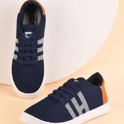 Spotwalk Men Printed Lace-Ups Round Toe Sneakers-picture-12