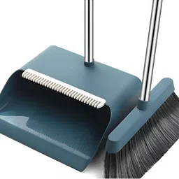 upkaranwale Blue Broom & Dust Pan Set-image-4