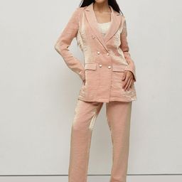 HOUSE OF S V Neck Coat With Trousers-image-37