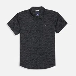 Allen Solly Junior Boys Spread Collar Abstract Printed Cotton Casual Shirt-image-49