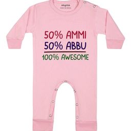 Arvesa Ammi & Abbu Printed Bodysuit-image-45
