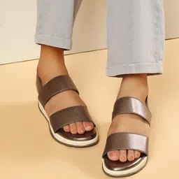 Carlton London Women Wedge Sandals-picture-8