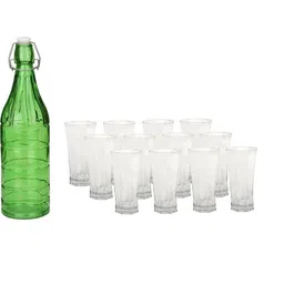 SOMIL Green Glass Airtight Can Bottle-image-35
