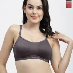 SHYAM SONS FLAIR Women Pack of 2 Full Coverage Non Padded Bra-14