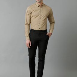 The Collection Geometric Printed Spread Collar Classic Slim Fit Cotton Shirt-image-64