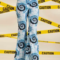 BAESD Women Printed Original High-Rise Flared Bootcut Trousers-image-27