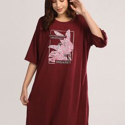 ETC Women Printed Maternity Nightdress-picture-33
