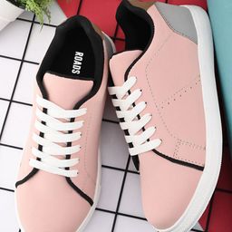 The Roadster Lifestyle Co. Women Lightweight Lace Up Sneakers-52