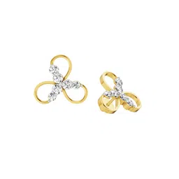Sparkles Lab Grown Diamond 1.15 Carat Stud Earrings 14K Yellow Gold-image-34