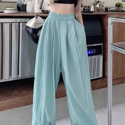 StyleCast Women Trendy Loose Fit High-Rise Easy Wash Pleated Trousers-picture-39