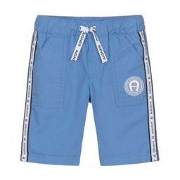 AIGNER Boys Cotton High-Rise Shorts-image-18